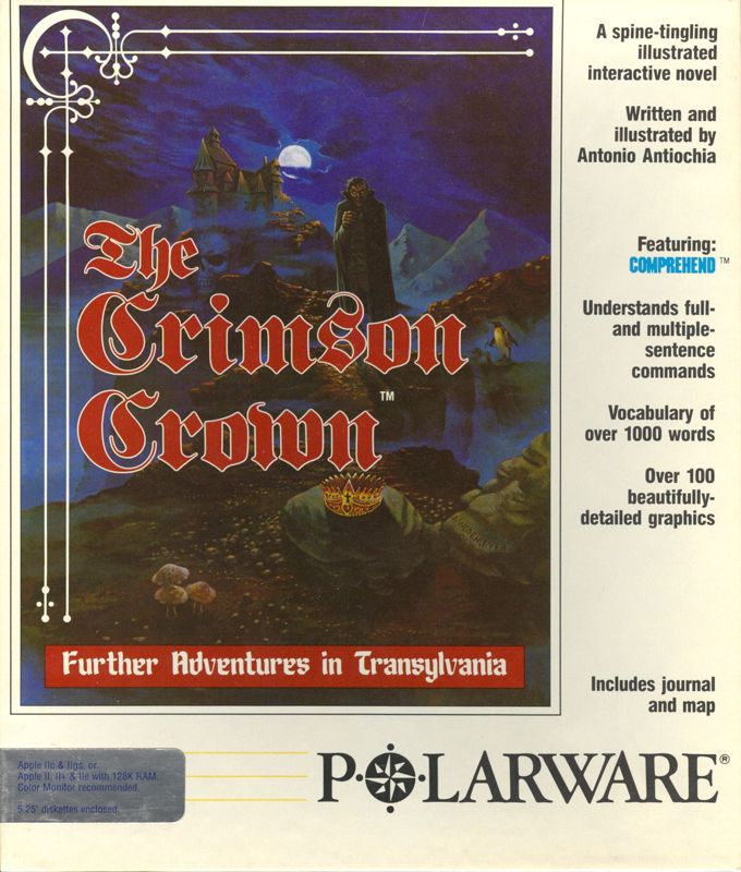 Front Cover for The Crimson Crown (Apple II)