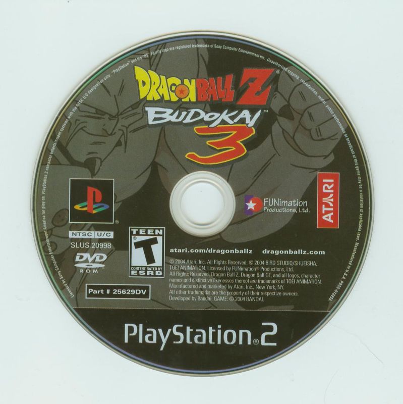 Media for Dragon Ball Z: Budokai 3 (PlayStation 2)