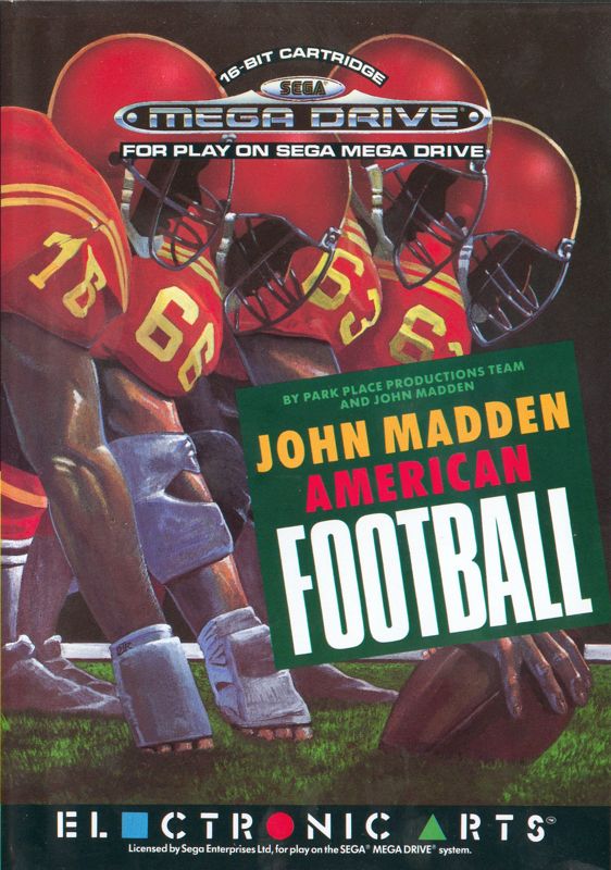 Front Cover for John Madden Football (Genesis)