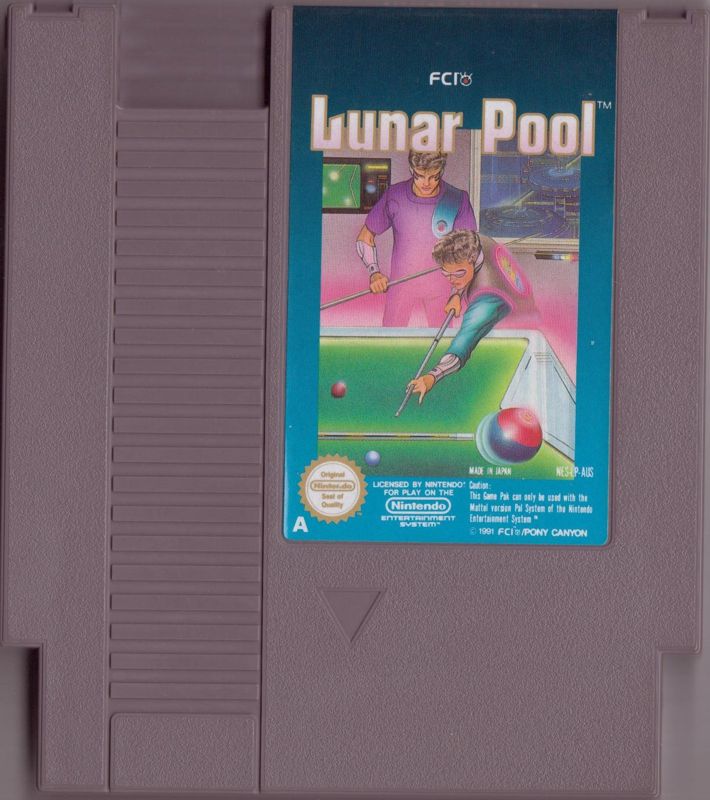 Media for Lunar Pool (NES)