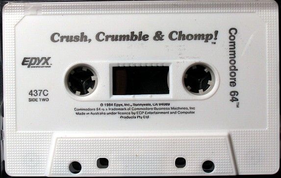 Media for Crush, Crumble and Chomp! (Commodore 64) (ECP release)