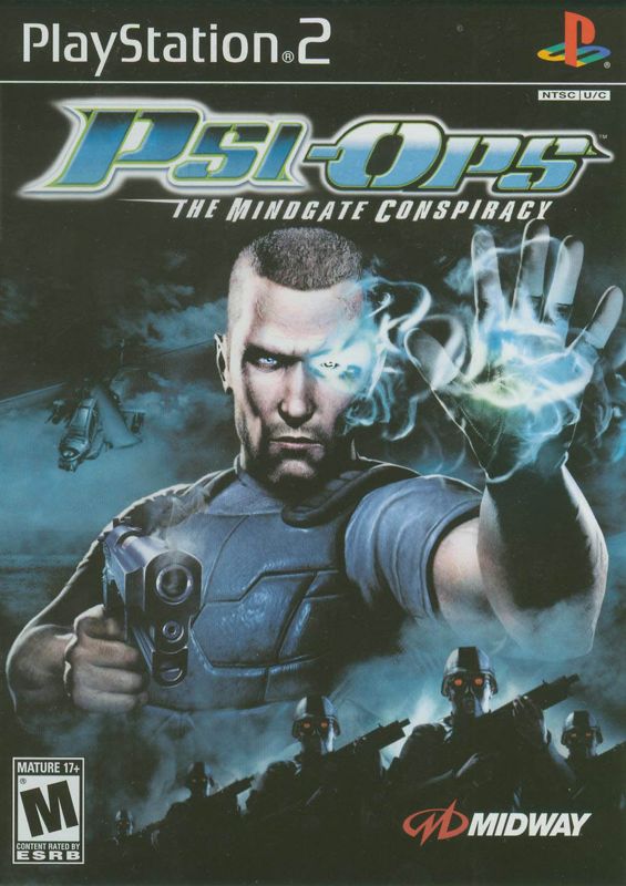Front Cover for Psi-Ops: The Mindgate Conspiracy (PlayStation 2)