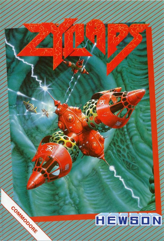 Front Cover for Zynaps (Commodore 64)