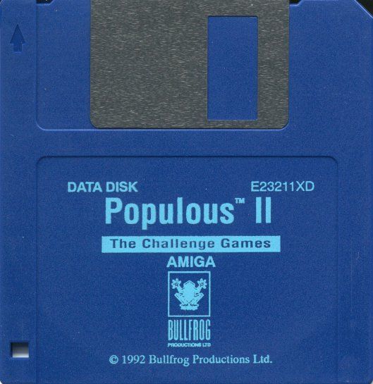 Media for Populous II: Trials of the Olympian Gods (Amiga) (Plus Edition: includes The Challenge Games w/ Japanese Graphics): The Challenge Games
