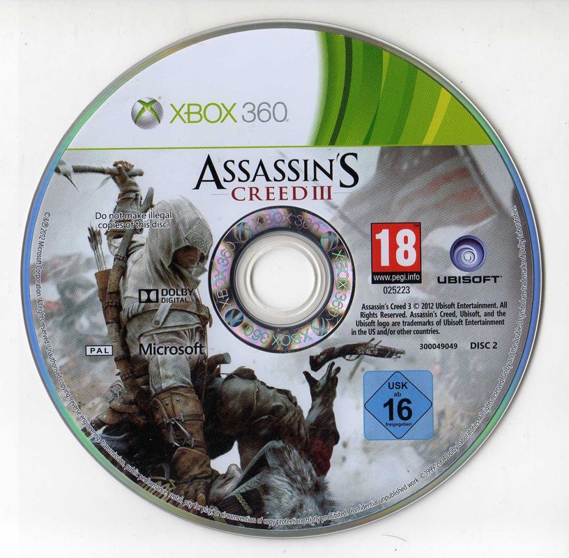 Assassin s xbox 360. Покажи диск Xbox 360 Assassins Creed 3. Ps3 диск писих солдат.