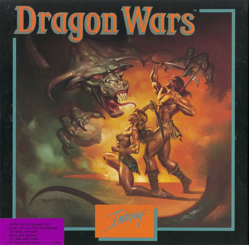 Front Cover for Dragon Wars (Apple II)