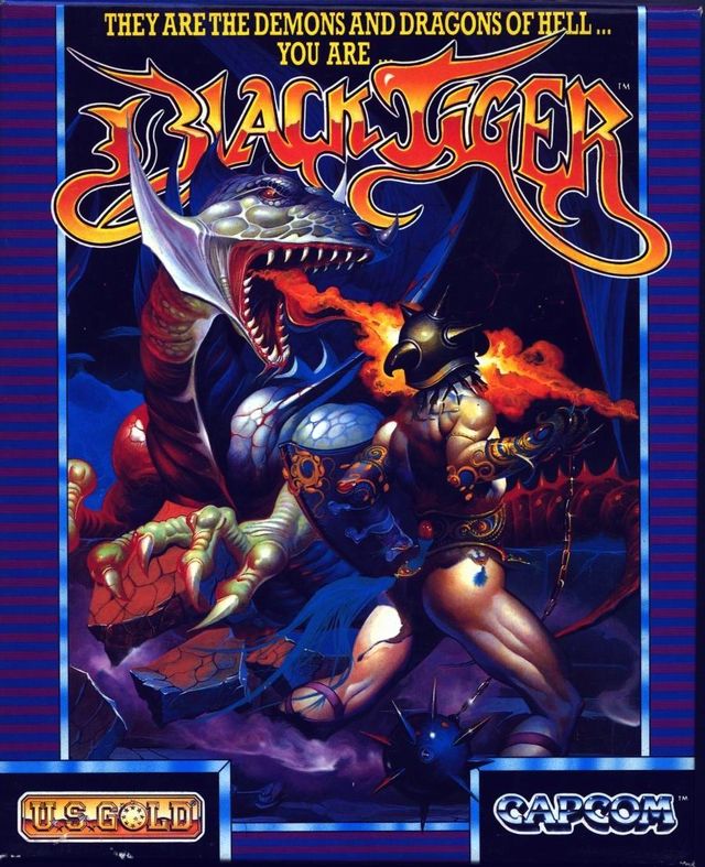 Front Cover for Black Tiger (Atari ST)