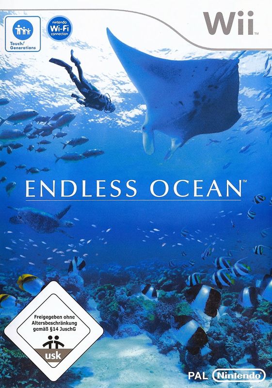 Front Cover for Endless Ocean (Wii) (Re-release)