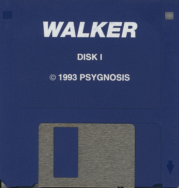 Media for Walker (Amiga): 3.5" Floppy Disk, Disk 1 of 3