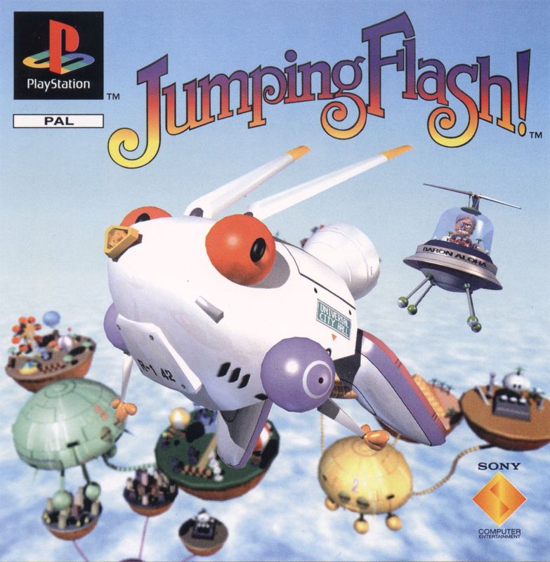 Front Cover for Jumping Flash! (PlayStation)