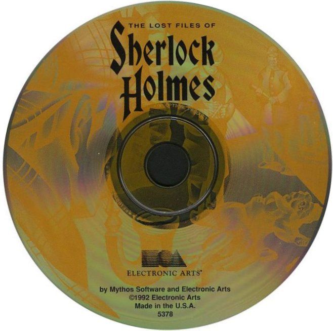Media for The Lost Files of Sherlock Holmes (DOS) (CD-ROM version)