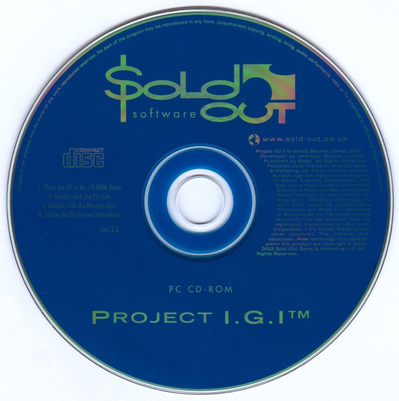 Media for Project IGI: I'm Going In (Windows) (Sold Out Software release)