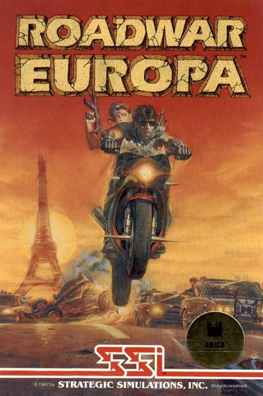 Front Cover for Roadwar Europa (Amiga)