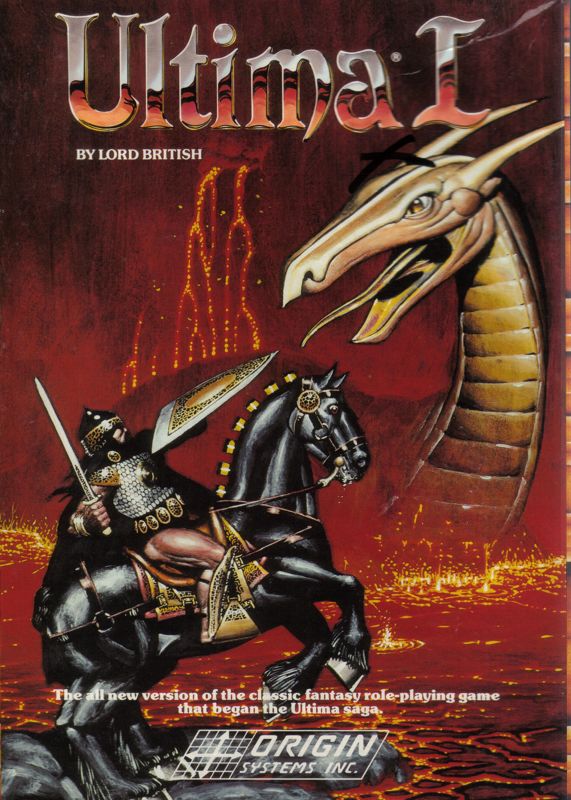 Front Cover for Ultima I (DOS)