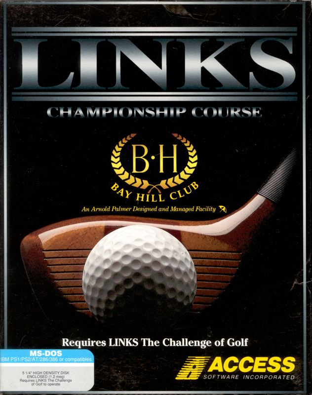 Front Cover for Links: Championship Course - Bay Hill Club & Lodge (DOS) (5.25" Floppy Disk release)