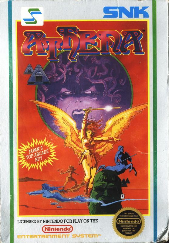 Front Cover for Athena (NES)