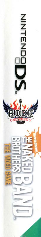 Spine/Sides for Rock University Presents the Naked Brothers Band: The Videogame (Nintendo DS)