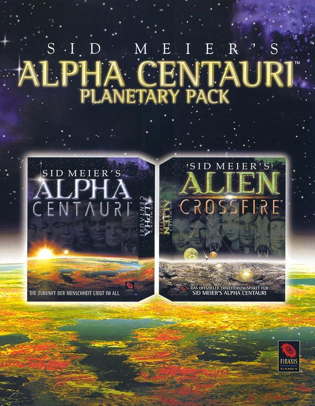Front Cover for Sid Meier's Alpha Centauri: Planetary Pack (Windows)