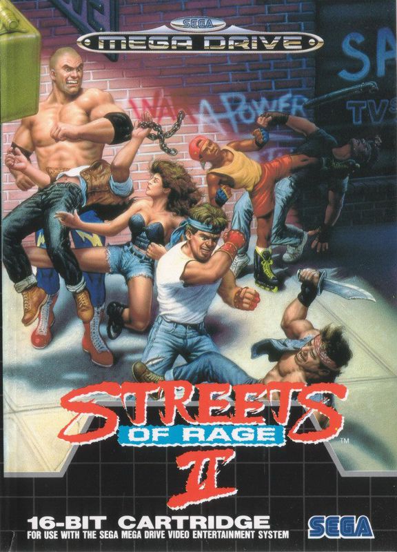 Front Cover for Streets of Rage 2 (Genesis)