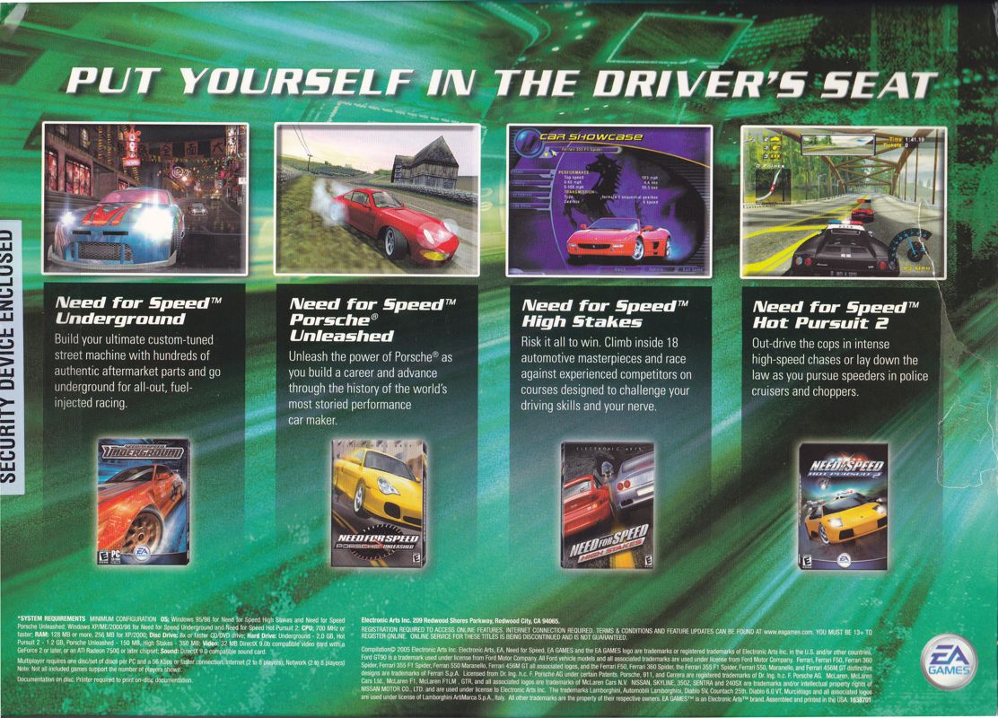 Back Cover for The World of Need for Speed (Windows)