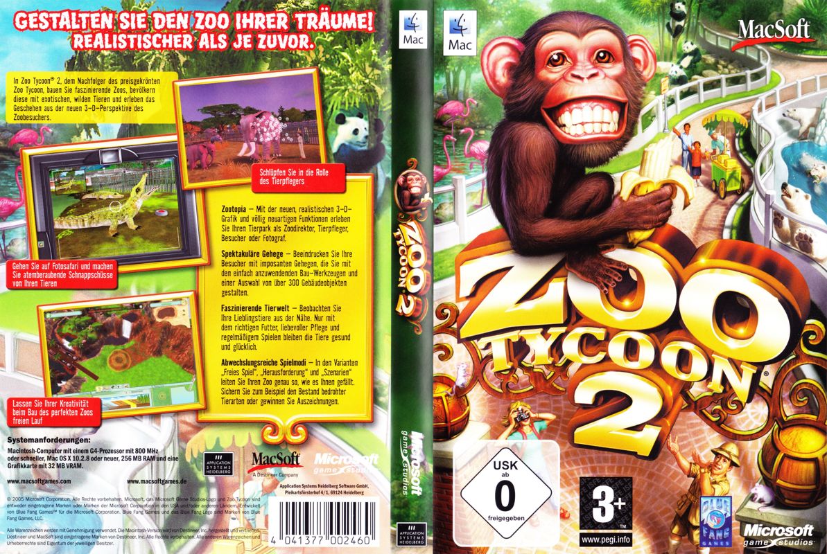 Zoo Tycoon 2: Ultimate Collection cover or packaging material - MobyGames