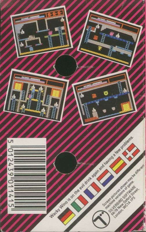 Back Cover for Mr Wino (ZX Spectrum)