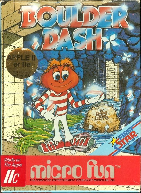 Front Cover for Boulder Dash (Apple II)