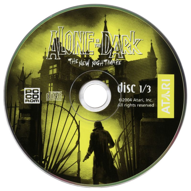 Media for Alone in the Dark: The New Nightmare (Windows) (Atari re-release): Disc 1/3