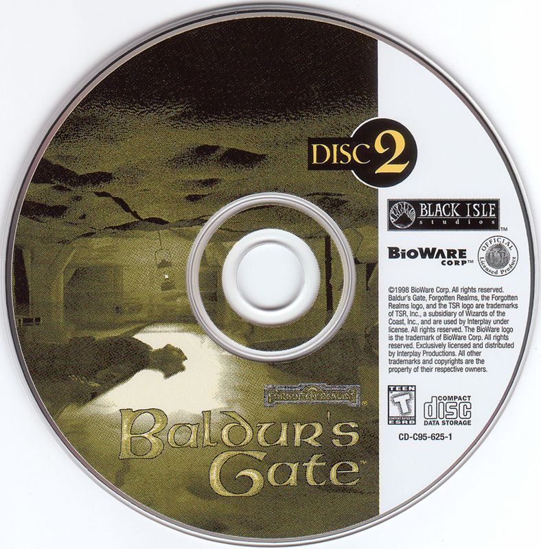 Media for Baldur's Gate (Windows) (CD-ROM version): Disc 2