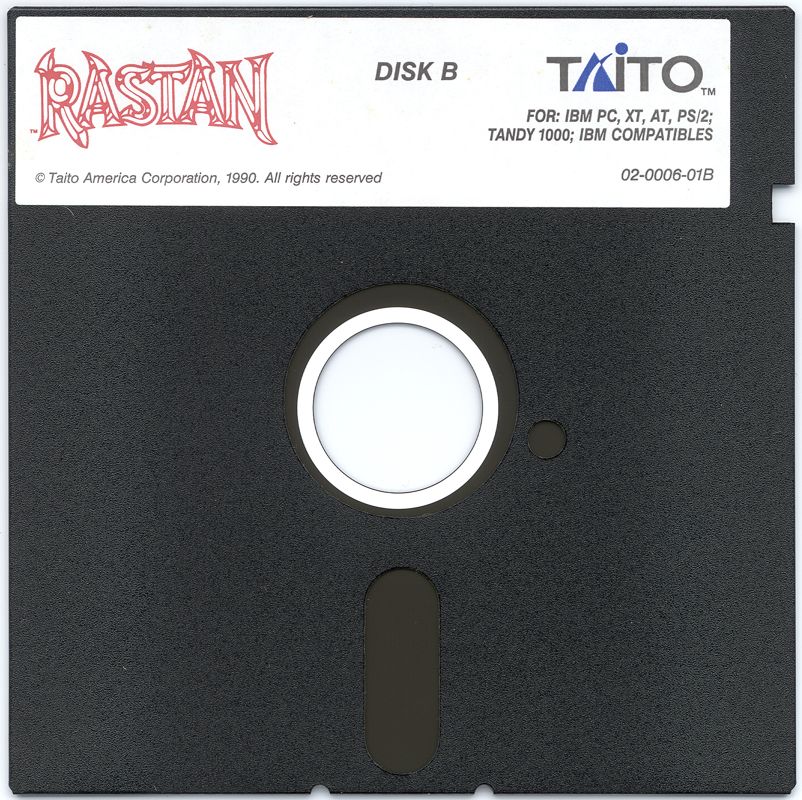 Media for Rastan (DOS): Disk 2/4