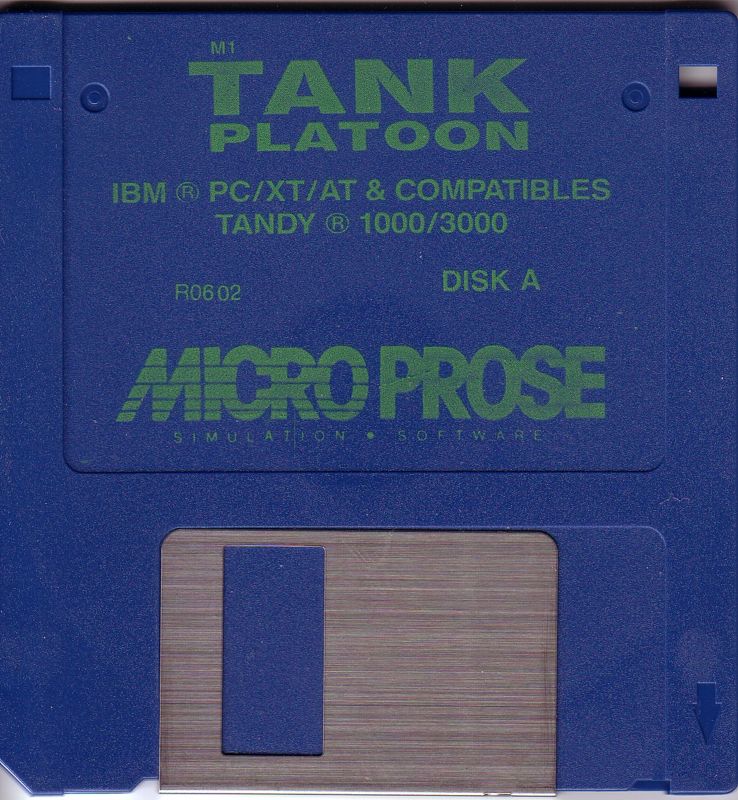 Media for M1 Tank Platoon (DOS): Disk 1/2