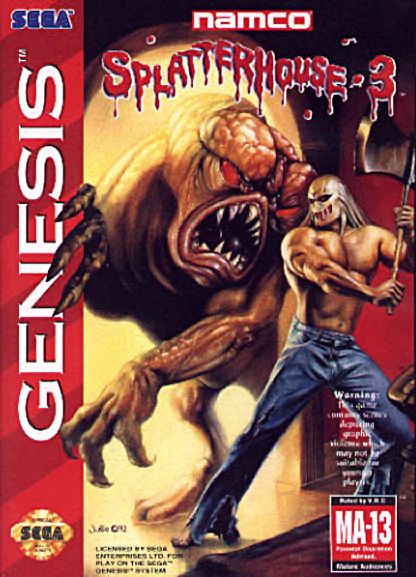 Front Cover for Splatterhouse 3 (Genesis)