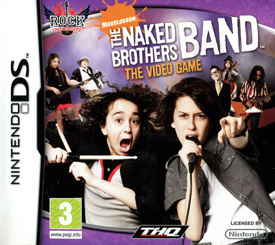 Front Cover for Rock University Presents the Naked Brothers Band: The Videogame (Nintendo DS)