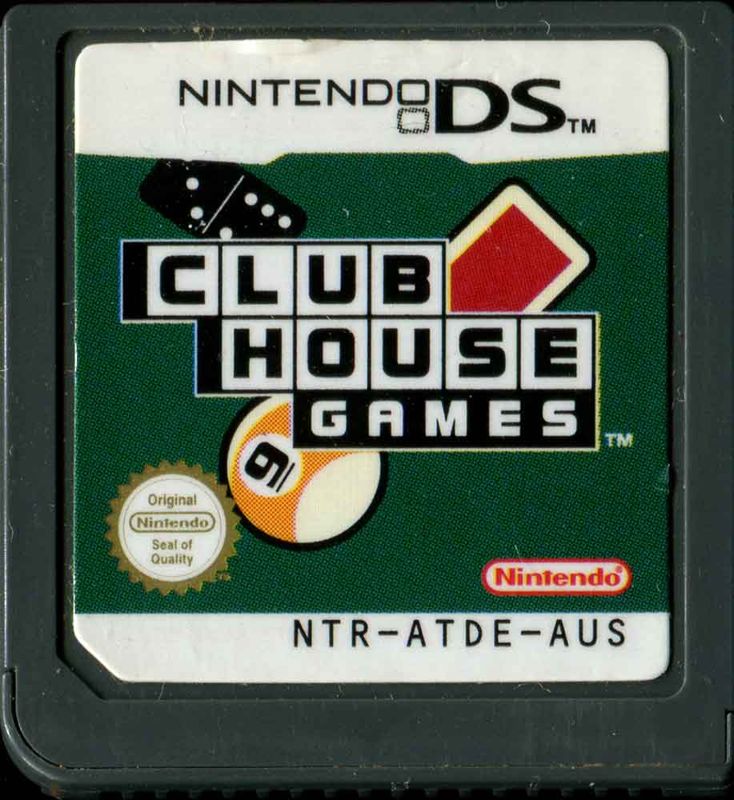 Media for Clubhouse Games (Nintendo DS): Front