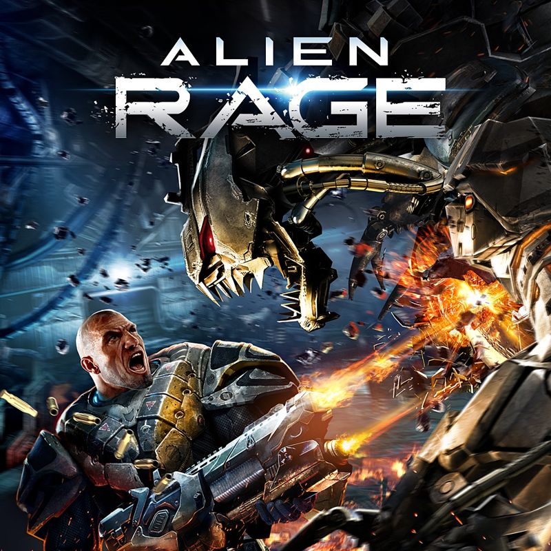 Front Cover for Alien Rage (PlayStation 3) (download release): Alternate version