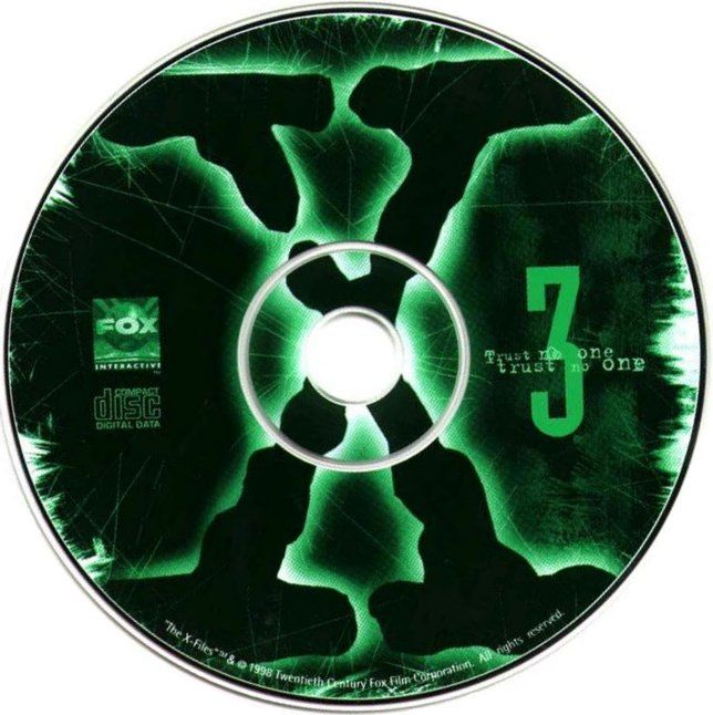 Media for The X-Files Game (Macintosh and Windows): Disc 3