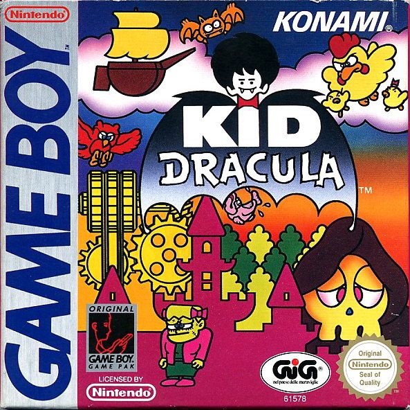 Front Cover for Kid Dracula (Game Boy)