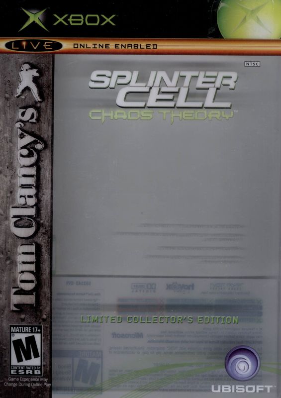 Front Cover for Tom Clancy's Splinter Cell: Chaos Theory (Limited Collector's Edition) (Xbox): Outer Sleeve - Front