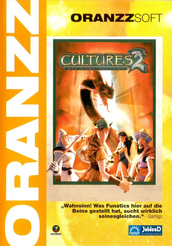 Front Cover for Cultures 2: The Gates of Asgard (Windows) (Oranzzsoft release)