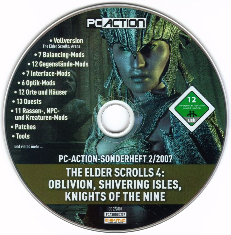 Media for The Elder Scrolls: Arena (DOS) (PC Action Sonderheft 2/2007 covermount)
