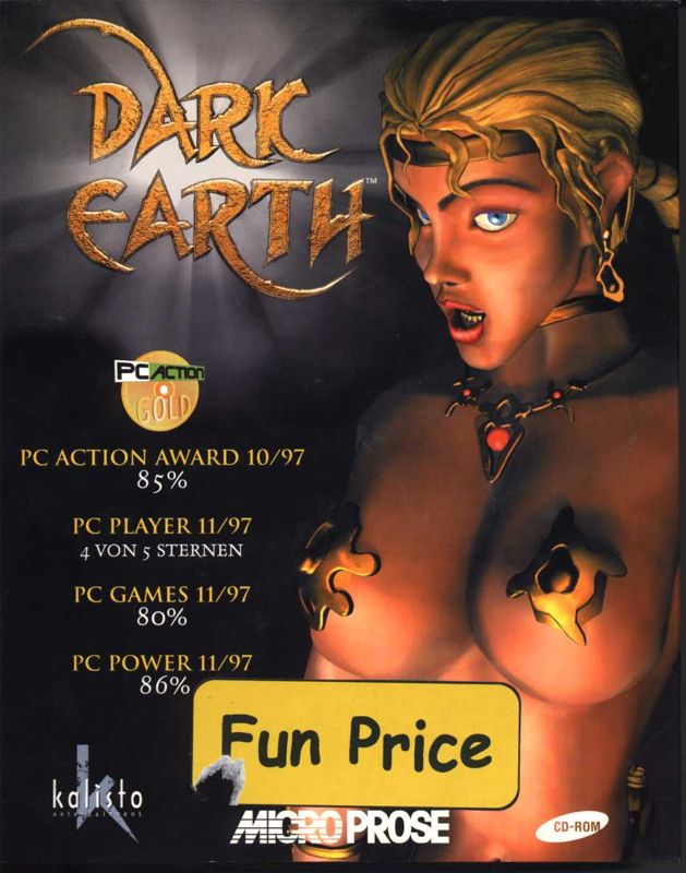 Front Cover for Dark Earth (Windows) (Second release)
