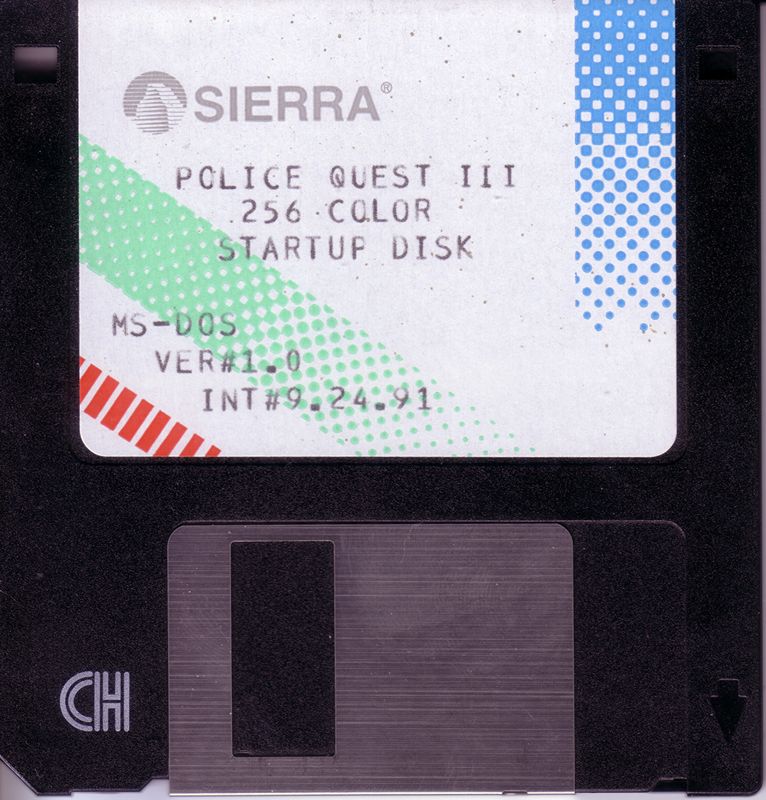 Media for Police Quest 3: The Kindred (DOS) (3.5" HD VGA version): Startup Disk