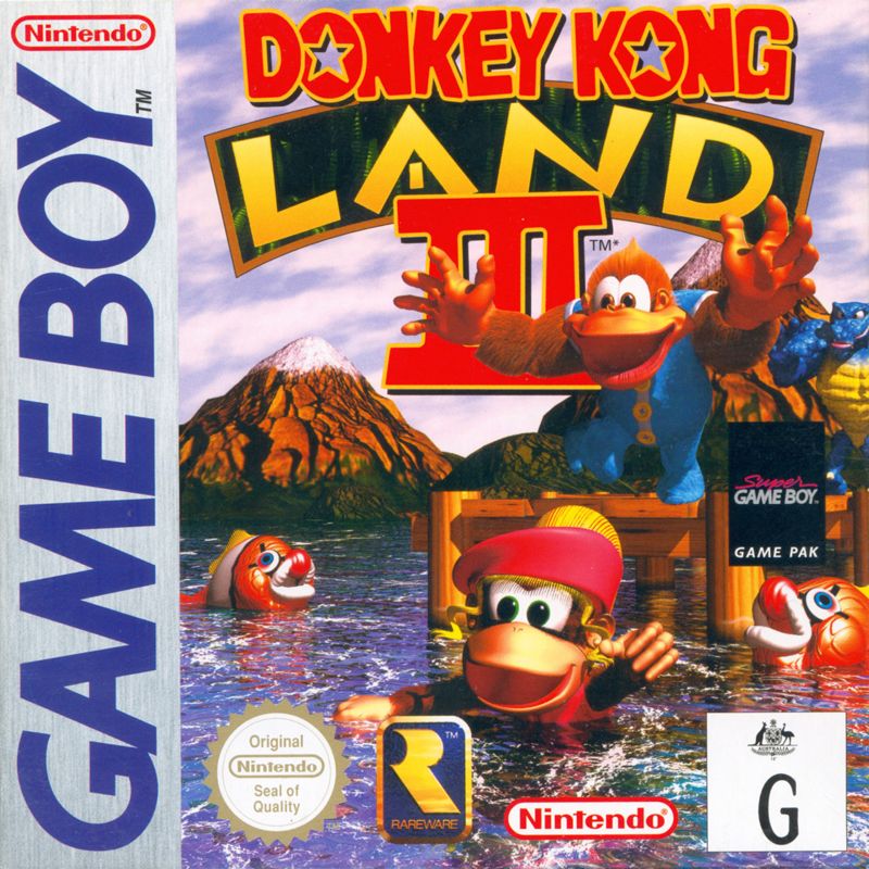 Front Cover for Donkey Kong Land III (Game Boy)