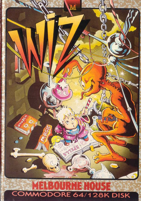 Front Cover for Wiz (Commodore 64) (Disk version folder)