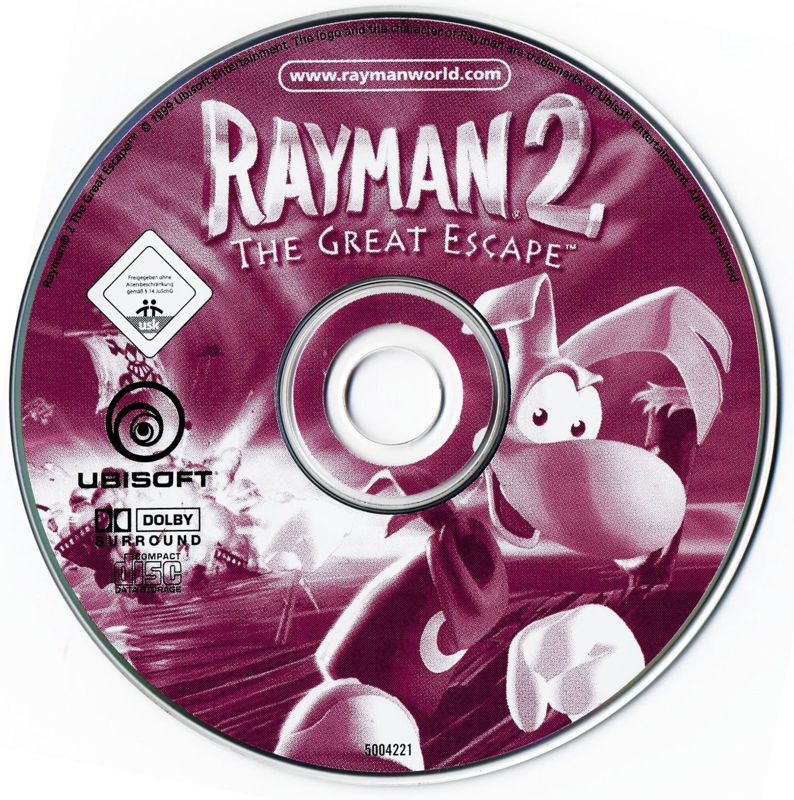 Media for Rayman: 10th Anniversary Collection (Windows): Rayman 2: The Great Escape CD