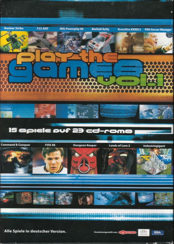 Front Cover for Play the Games Vol. 1 (DOS and Windows)