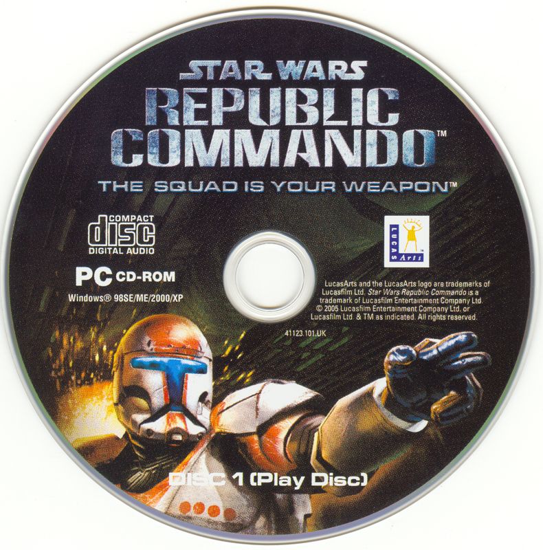 Media for Star Wars: Republic Commando (Windows): Disc 1