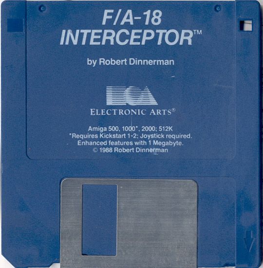 Media for F/A-18 Interceptor (Amiga)