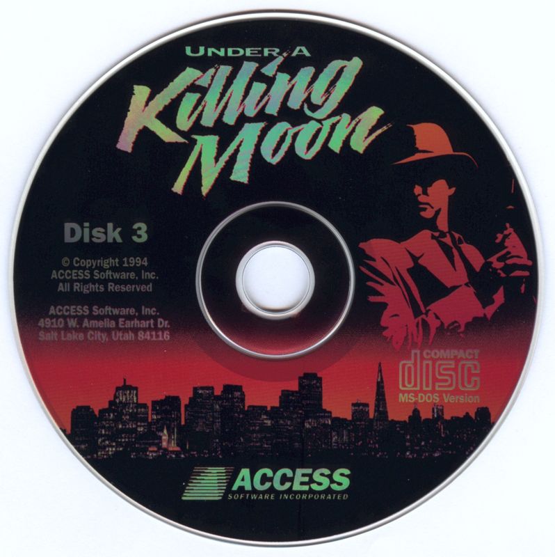 Media for Under a Killing Moon (DOS): Disc 3