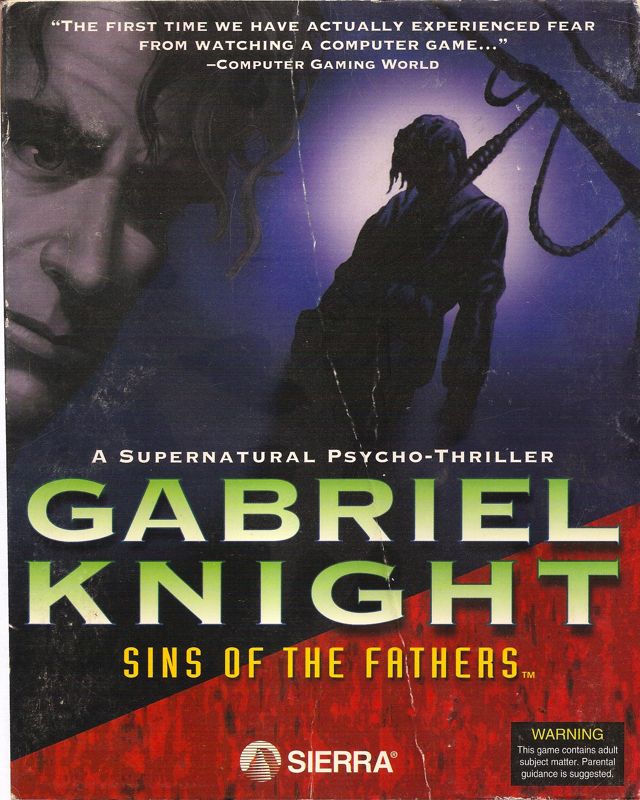 Front Cover for Gabriel Knight: Sins of the Fathers (Macintosh)
